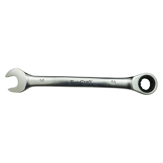 COMBINATION RATCHET WRENCH 14MM FIXED HEAD SPANNER