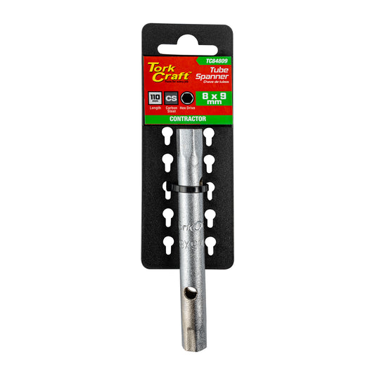 TUBE DEEP SOCKET / SPANNER 8 X 9MM