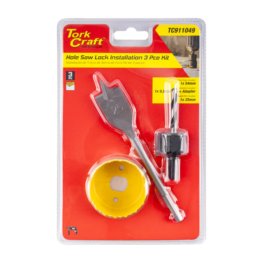 LOCK INSTALLATION KIT 3PCE