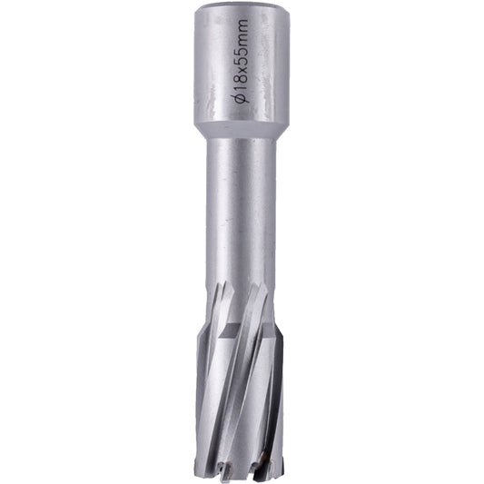 ANNULAR HOLE CUTTER TCT 18 X 55MM WELD SHANK 19.05MM