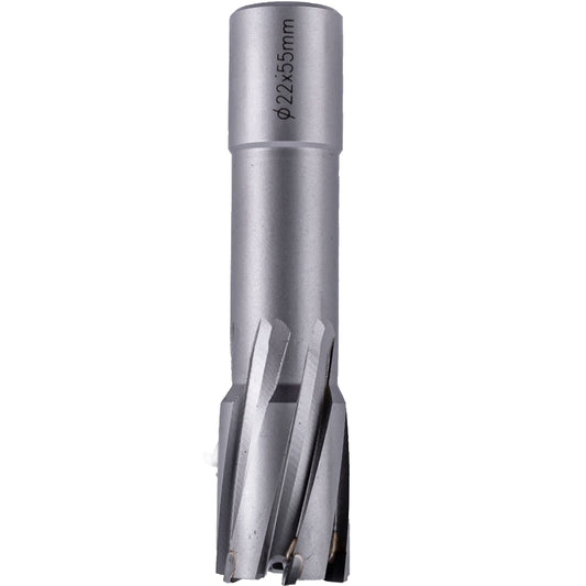 ANNULAR HOLE CUTTER TCT 22 X 55MM WELD SHANK 19.05MM