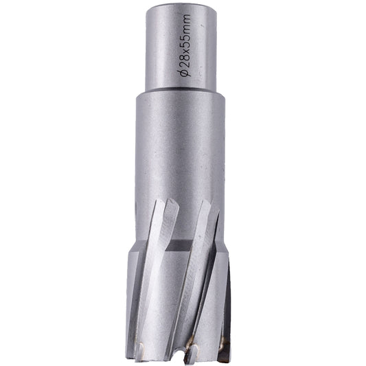 ANNULAR HOLE CUTTER TCT 28 X 55MM WELD SHANK 19.05MM