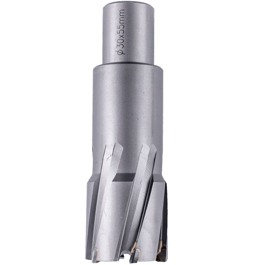 ANNULAR HOLE CUTTER TCT 30 X 55MM WELD SHANK 19.05MM