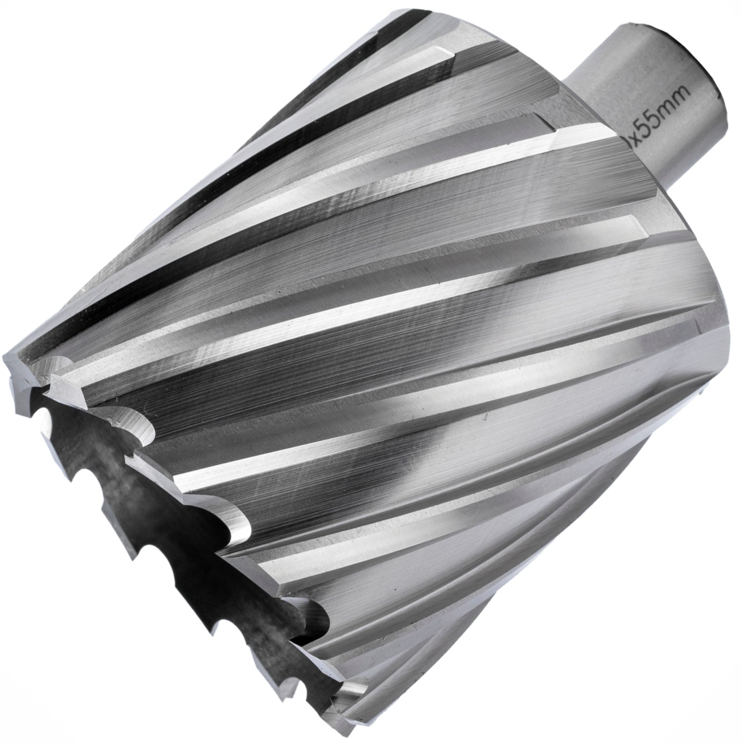 ANNULAR HOLE CUTTER HSS 60 X 55MM WELD SHANK 19.05MM