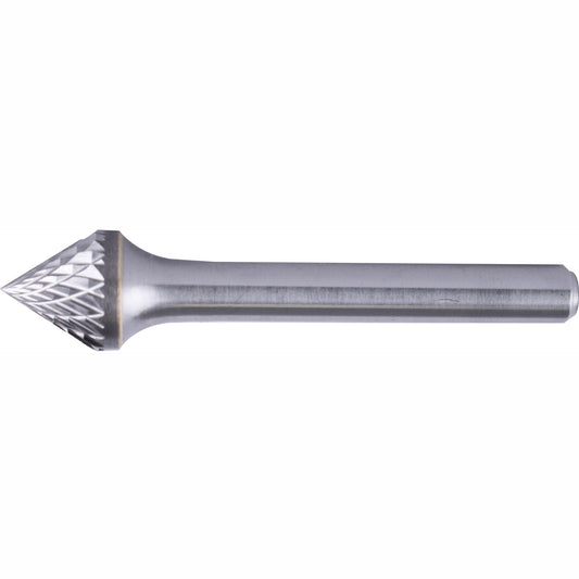 ROTARY BURR TUNGSTEN 12X10X6MM 60 DEGREE CONE