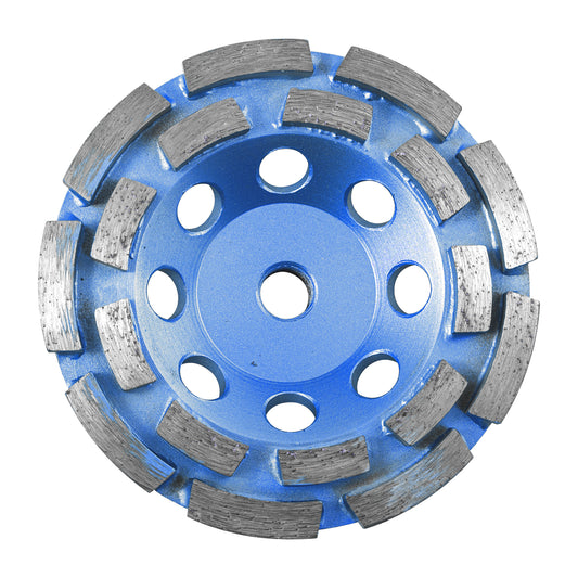 DIA. CUP WHEEL 115MM X M14 DBL ROW LASER WELDED INDUSTRIAL