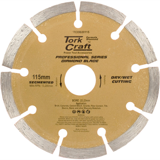 DIAMOND BLADE 115MM SEGMENTED PROFESIONAL