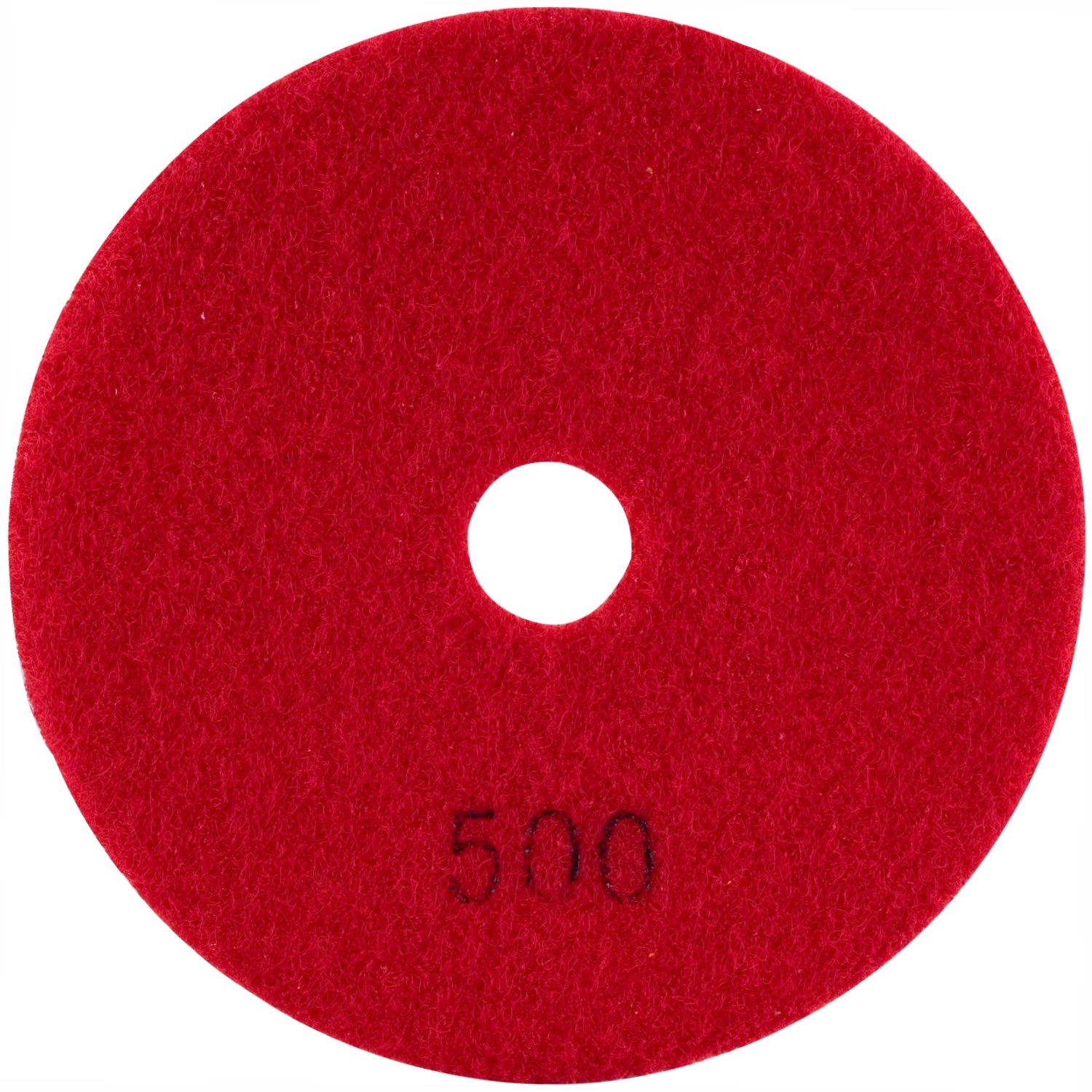100MM DIAMOND WET POLISHING PAD 500 GRIT RED