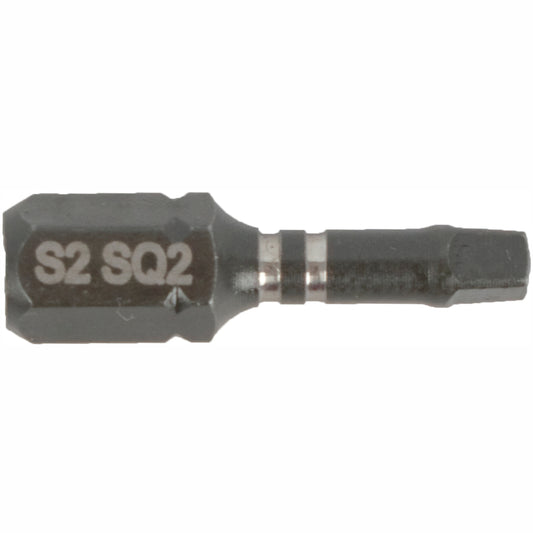 IMPACT SQUARE SQ NO.2 X 25MM INS BIT BULK