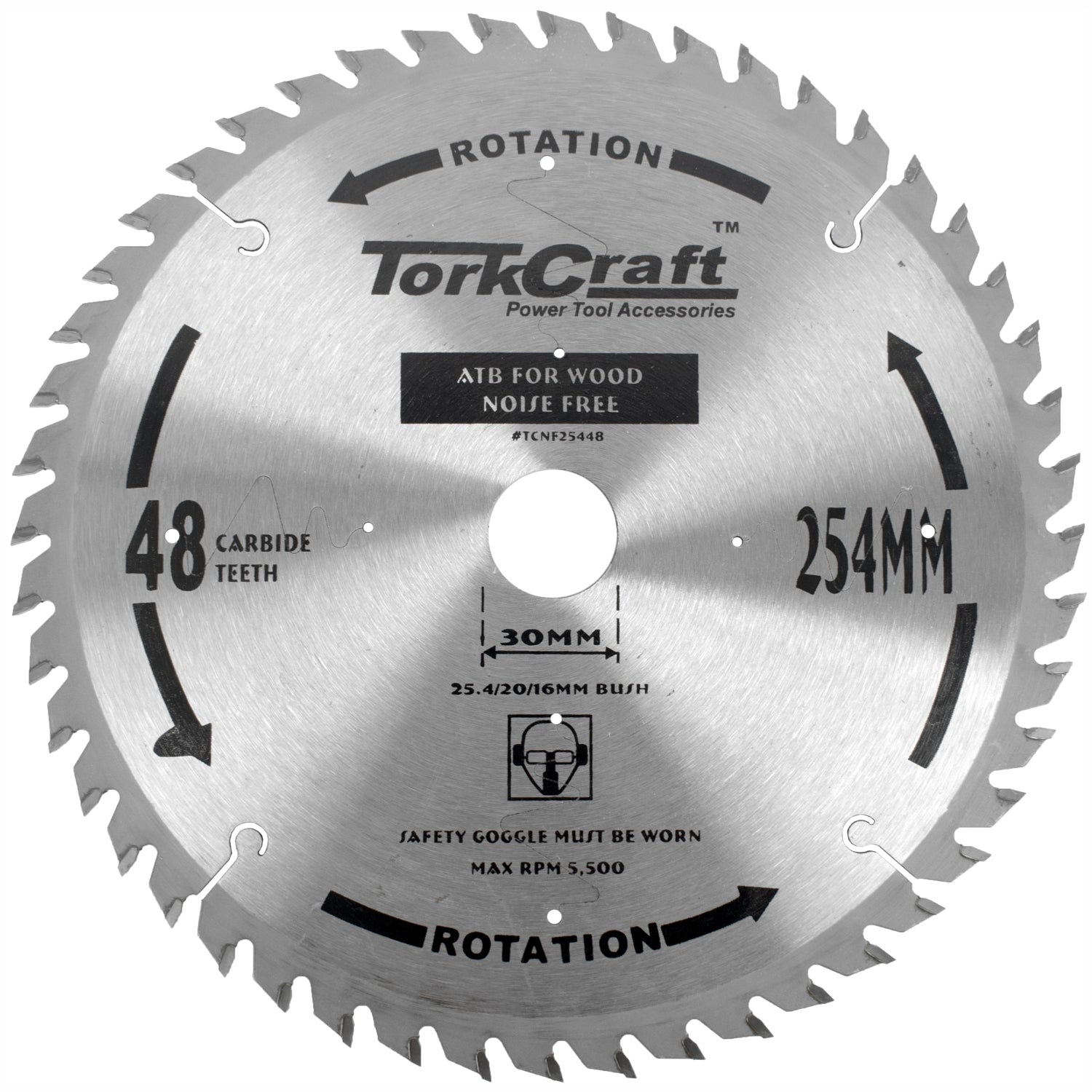 BLADE TCT NOISE FREE 254X48T 30/1/20/16