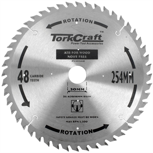 BLADE TCT NOISE FREE 254X48T 30/1/20/16