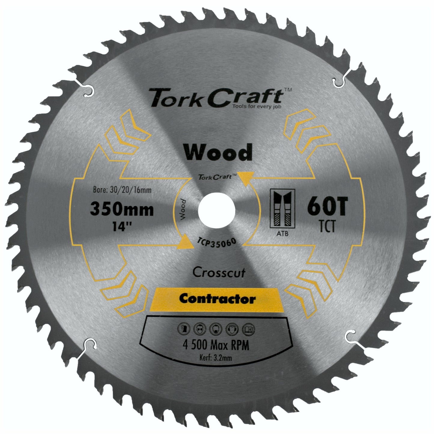 BLADE CONTRACTOR 350 X 60T 30 CIRCULAR SAW TCT
