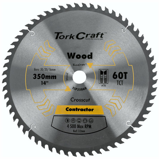 BLADE CONTRACTOR 350 X 60T 30 CIRCULAR SAW TCT