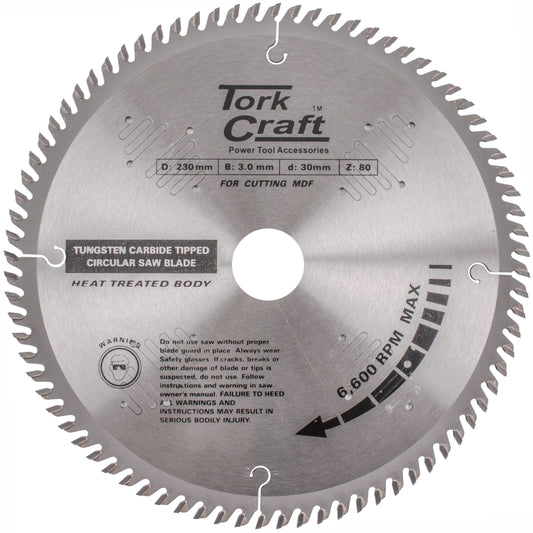 BLADE TCT 230 X 80T 30/1/16 TCG POSITIVE PROFESIONAL INDUSTRIAL