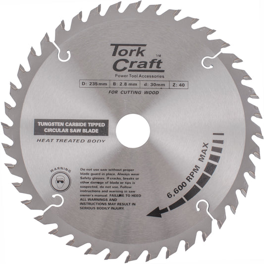 BLADE TCT 235 X 40T 30/25/16 ATB POSITIVE PROFESIONAL INDUSTRIAL