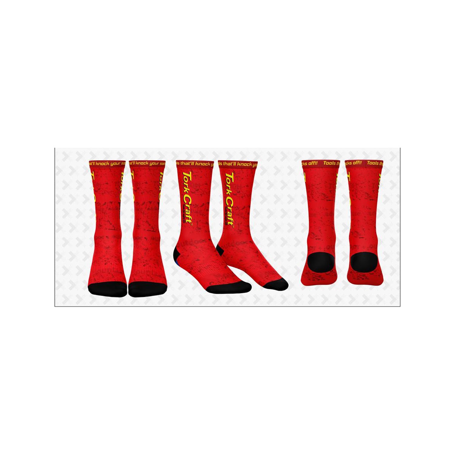 TORK CRAFT LARGE SOCKS - ADVENTURE STRIPED