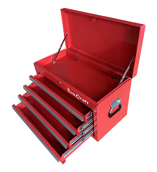 TOP BOX EMPTY 4 DRAWER & TOP TRAY 660 X 310 X 380MM TOOL BOX