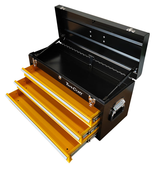 TOP BOX EMPTY 3 DRAWER & TOP TRAY 600X250X320MM TRACK BOX 2.0 TOOL BOX
