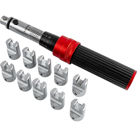 SPOKE TORQUE WRENCH SET 11PCS WITH 160MM TORQUE WRENCH