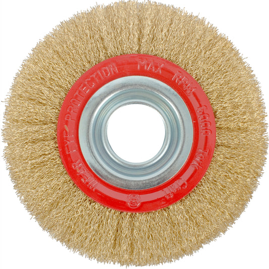 WIRE WHEEL BRUSH 150 X 25MM BENCH GRINDER BULK