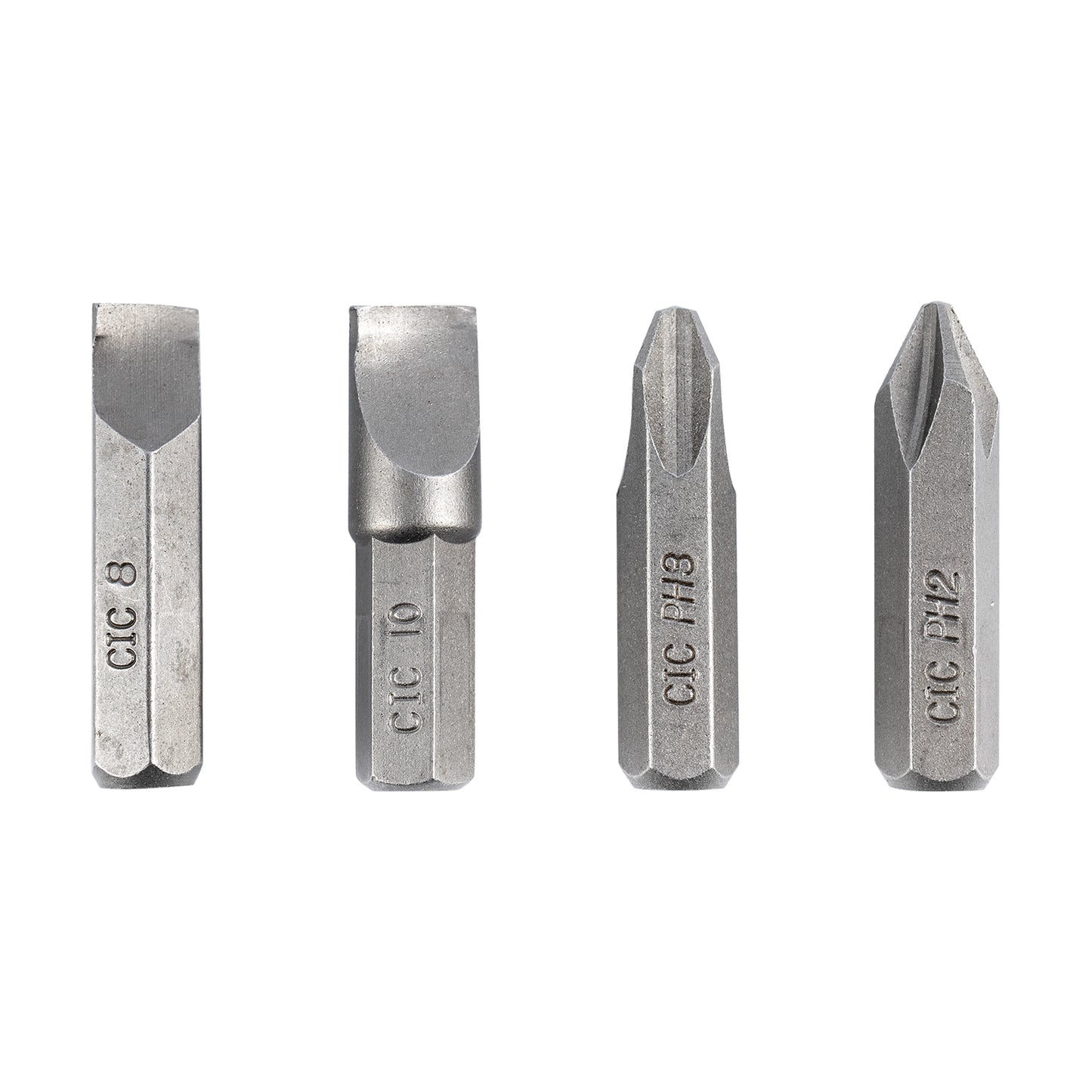 IMPACT DRIVER INSERT BITS 4PC 5/16' PH2/PH3/SL8MM/SL10MM