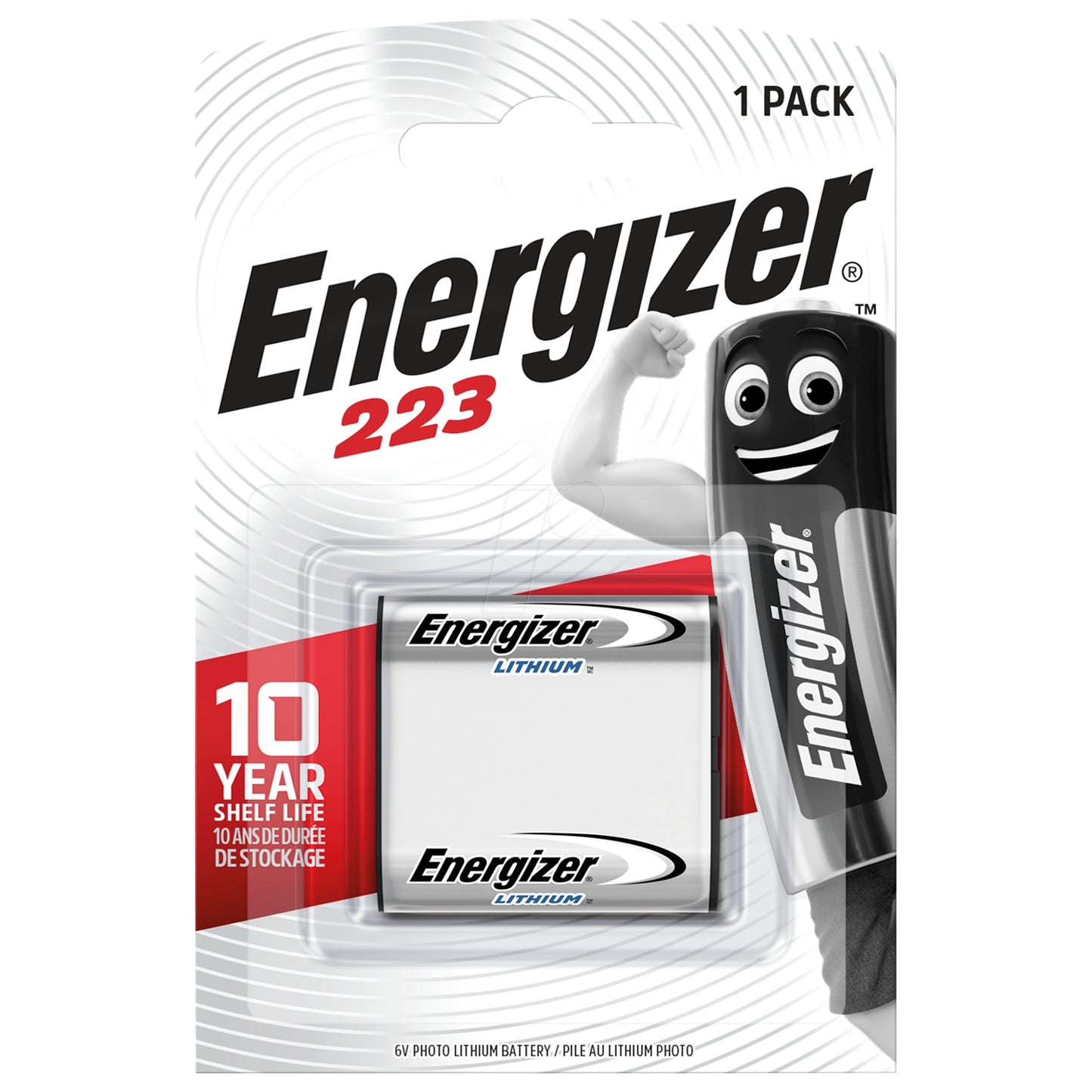 223 LITHIUM PHOTO BATTERY  223 ENERGIZER