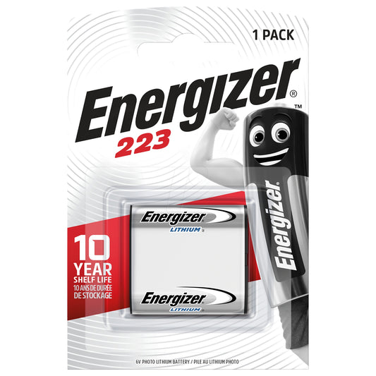 223 LITHIUM PHOTO BATTERY  223 ENERGIZER