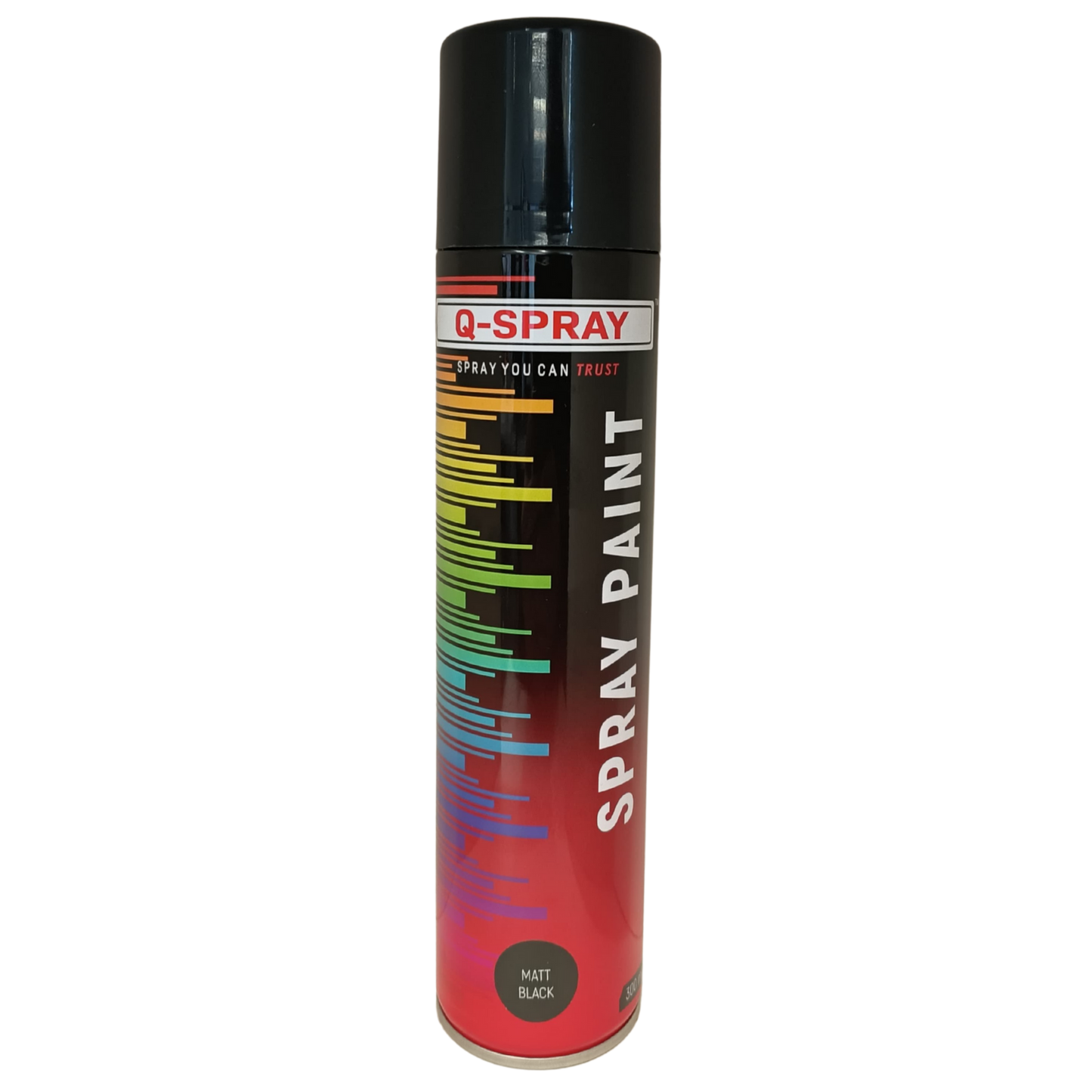 Q-Spray Paint Matt Black 300Ml