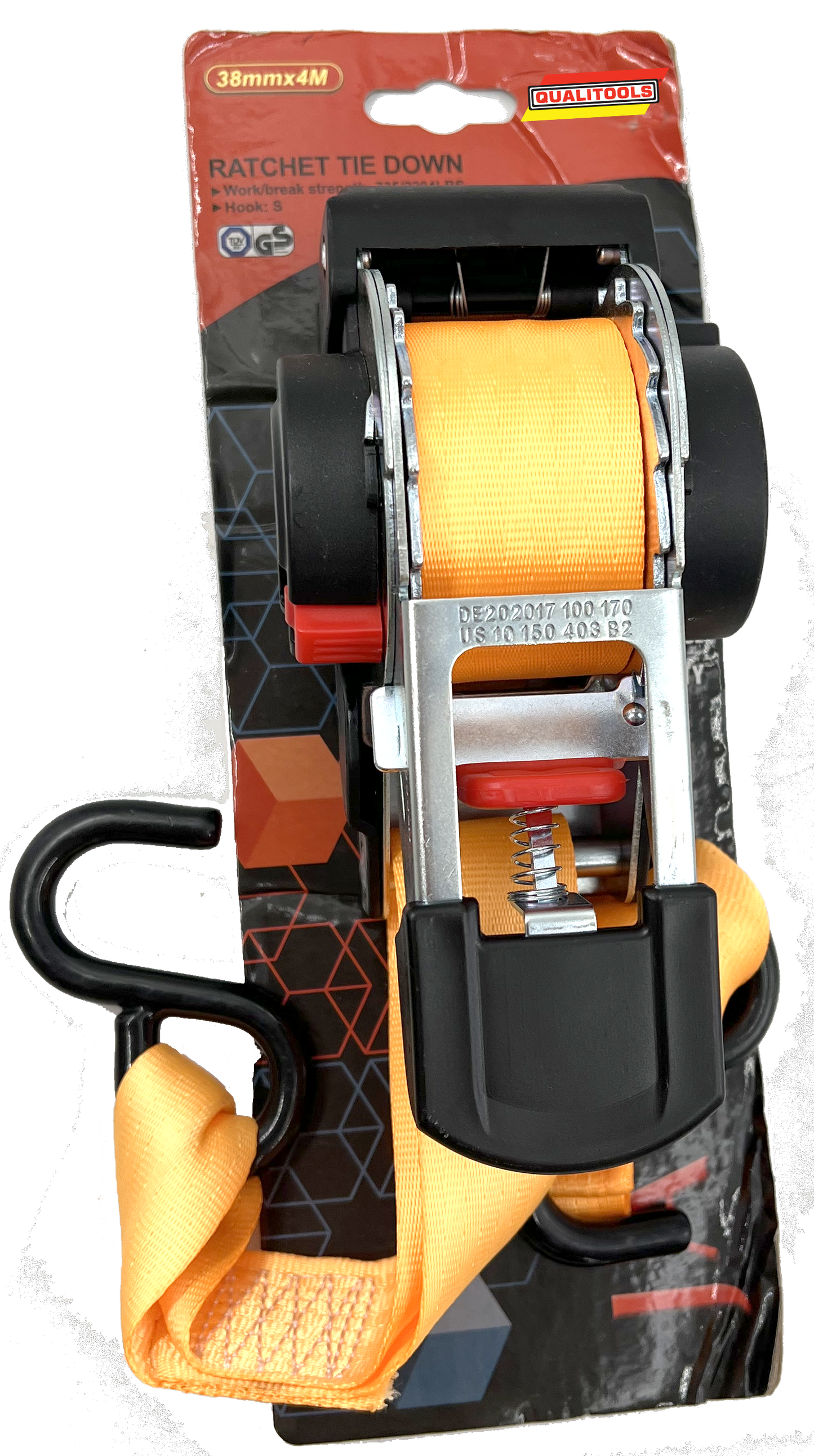 Ratchet Tie Down 1Pce 38Mm X 4M Rtd-002