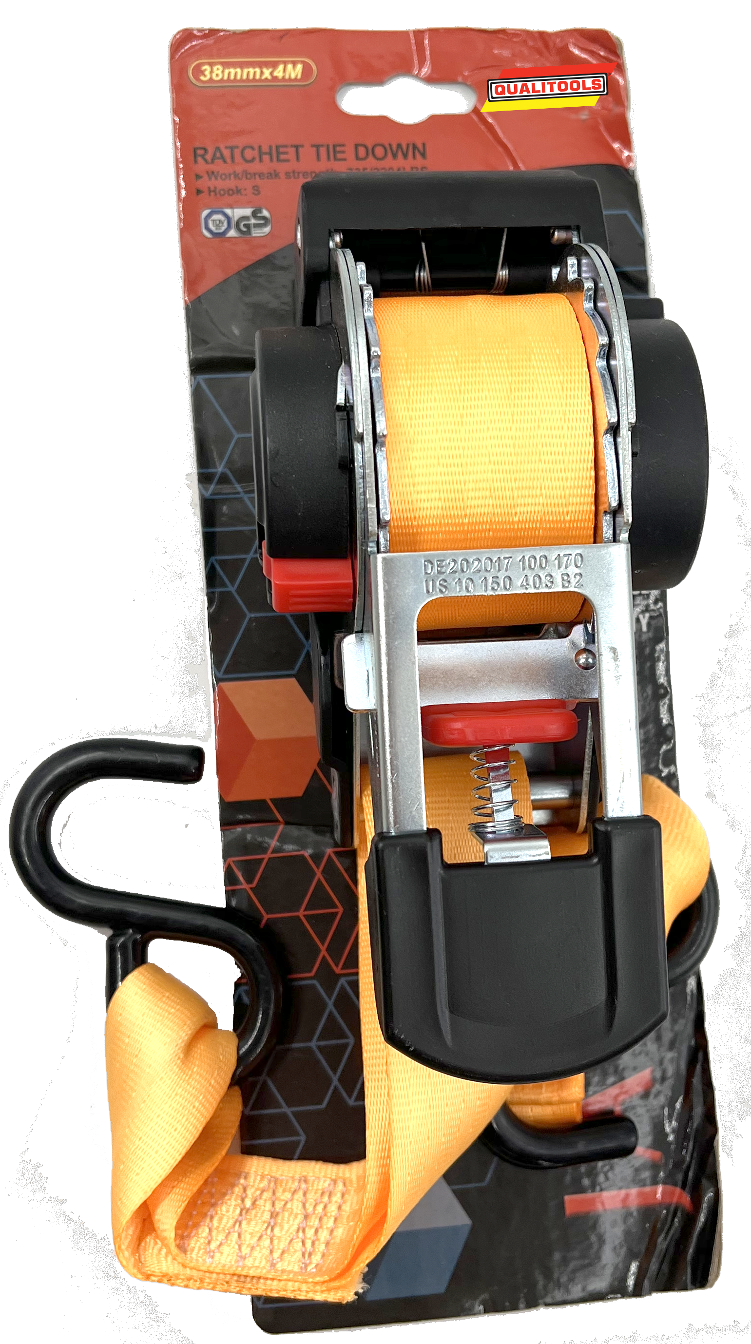 Ratchet Tie Down 1Pce 38Mm X 4M Rtd-002