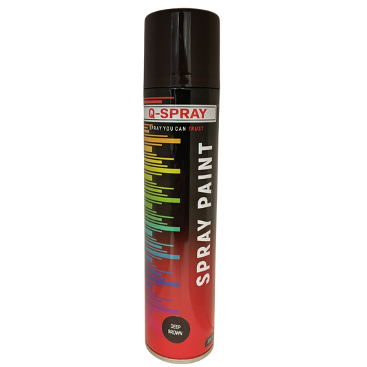 Q-Spray Paint Deep Brown 300Ml