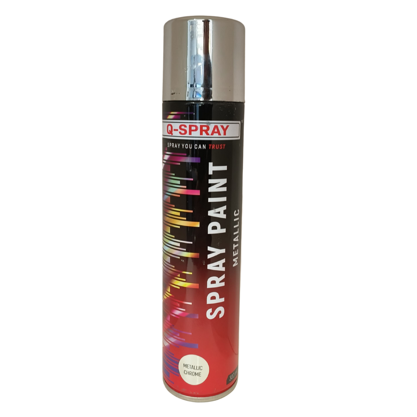 Q-Spray Paint Metallic Bright Chrome 300Ml