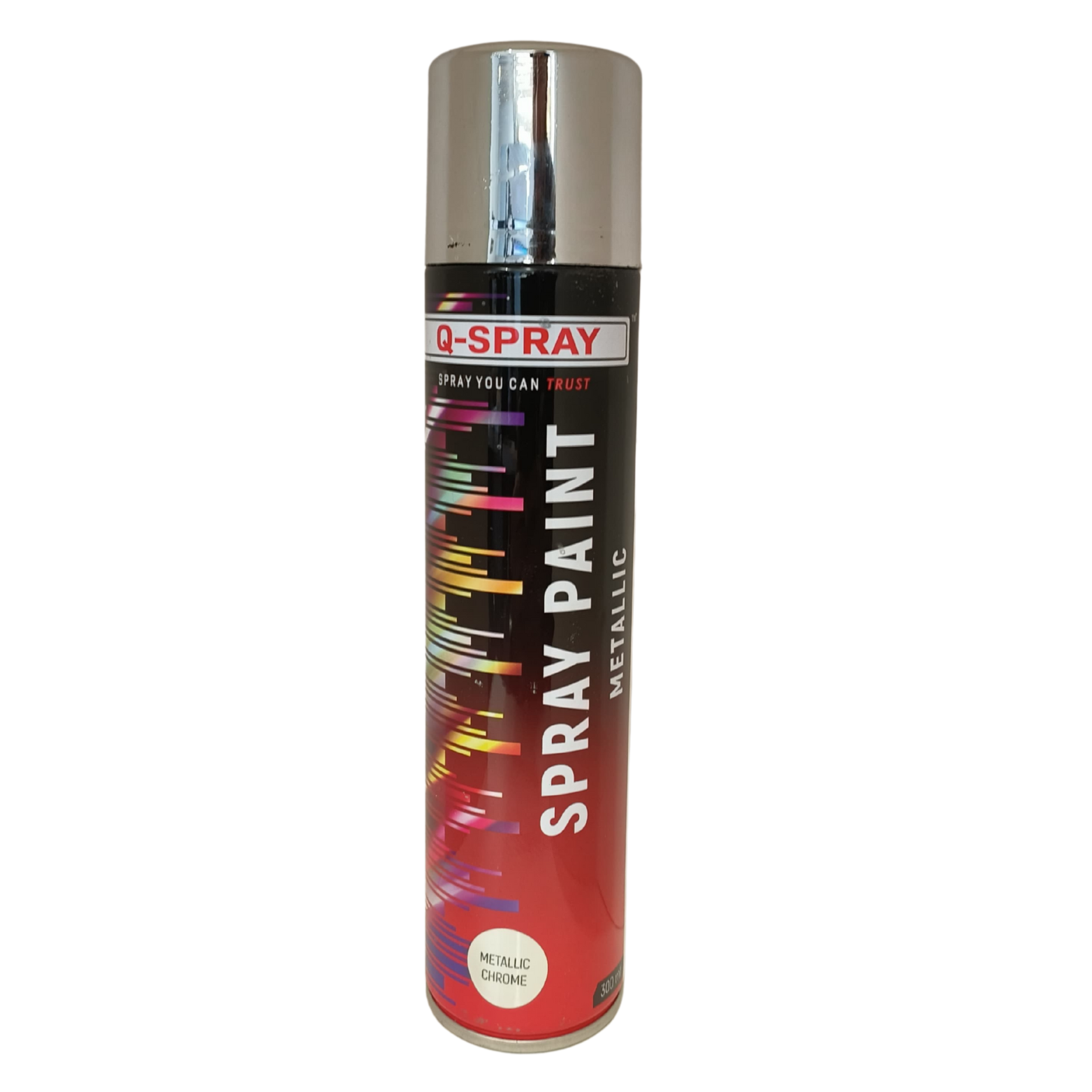 Q-Spray Paint Metallic Bright Chrome 300Ml