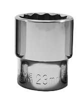 Socket 1/2" Dr 23Mm