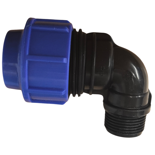 High Pressure Elbow Thread Male 25Mm X 3/4"