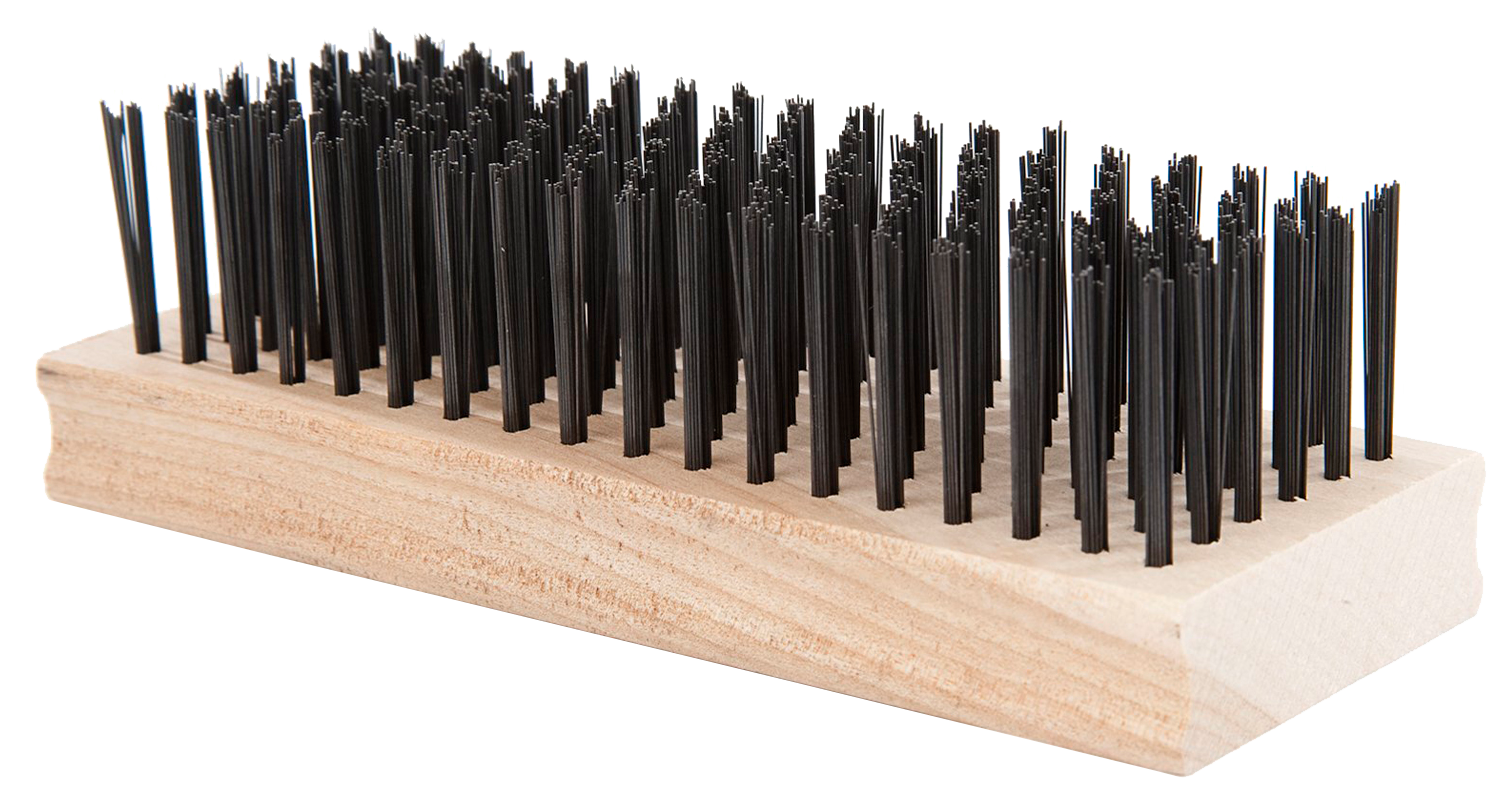Brush Wire Wooden Block