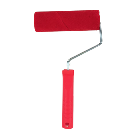 Paint Roller Pink Mohair With Handle 160Mm