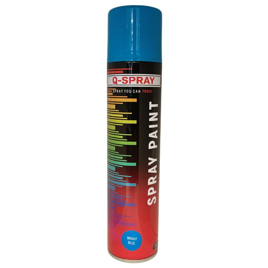 Q-Spray Paint Bright Blue 300Ml