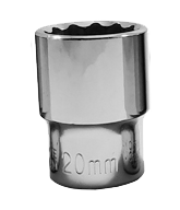 Socket 1/2" Dr 20Mm