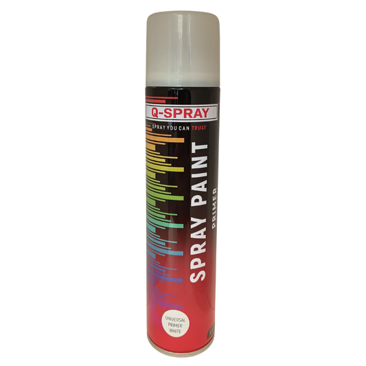 Q-Spray Paint Universal White Primer 300Ml