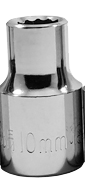 Socket 1/2" Dr 10Mm