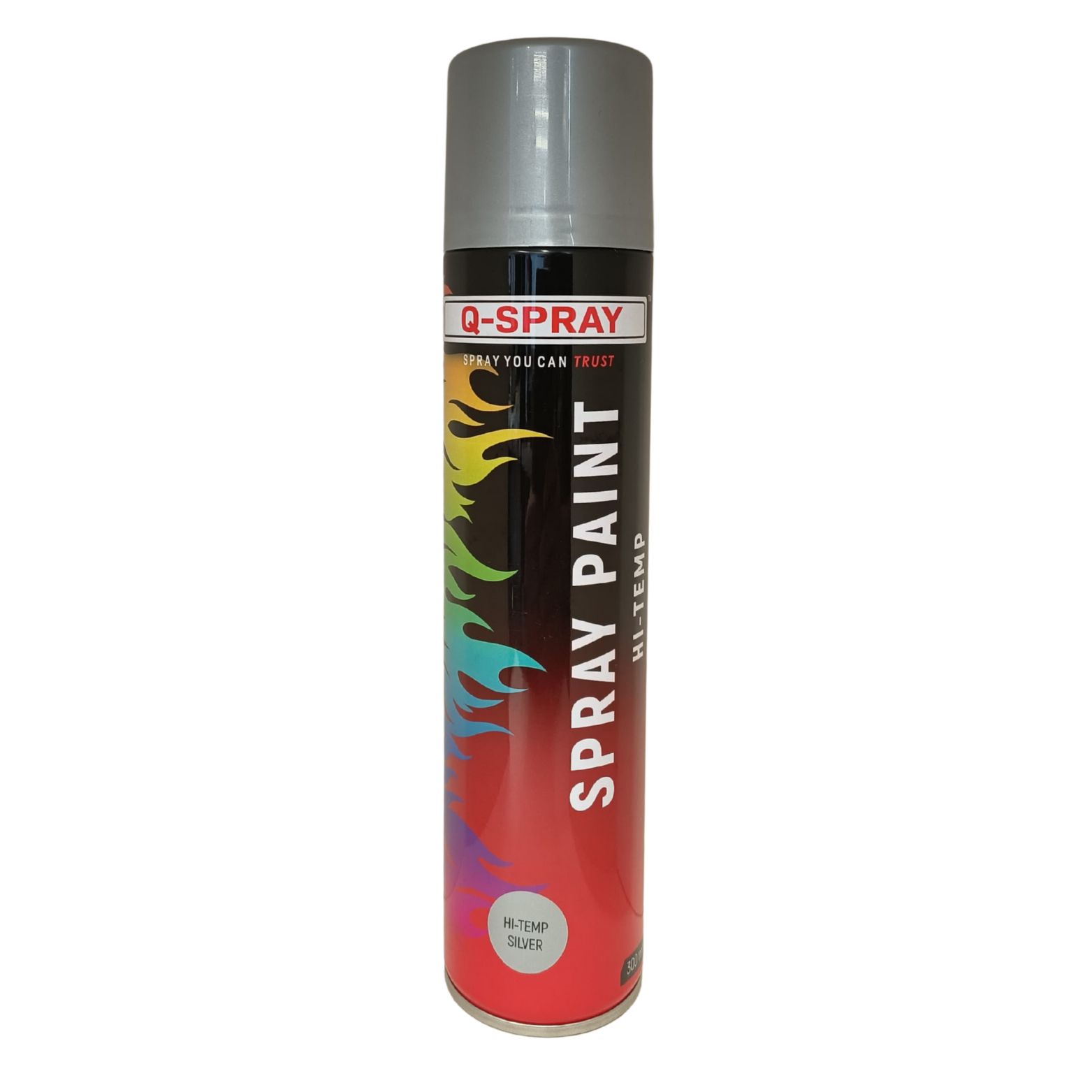 Q-Spray Paint Hi-Temp Silver 300Ml
