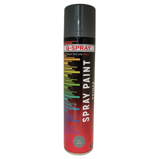 Q-Spray Paint Grey Primer 300Ml