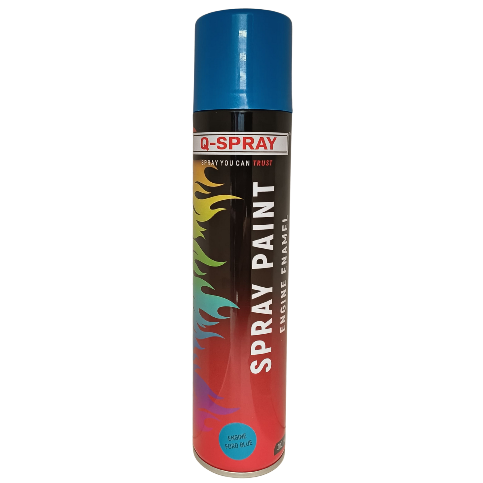 Q-Spray Paint Engine Enamel Ford Blue 300Ml