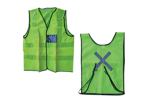 Reflective Waist Jacket Lime - Medium