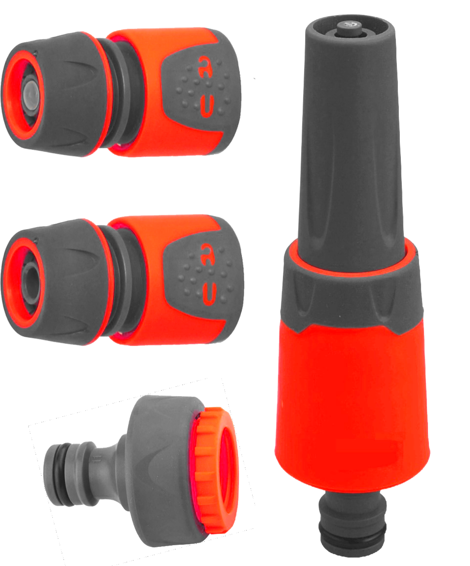 Pro Lock Spray Nozzle Set Adjustable 4Pce