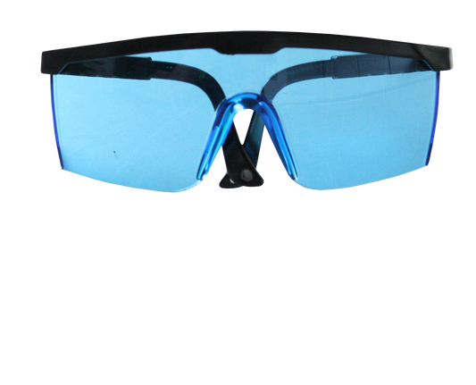 Spectacle Safety, Standard Top Frame, Blue