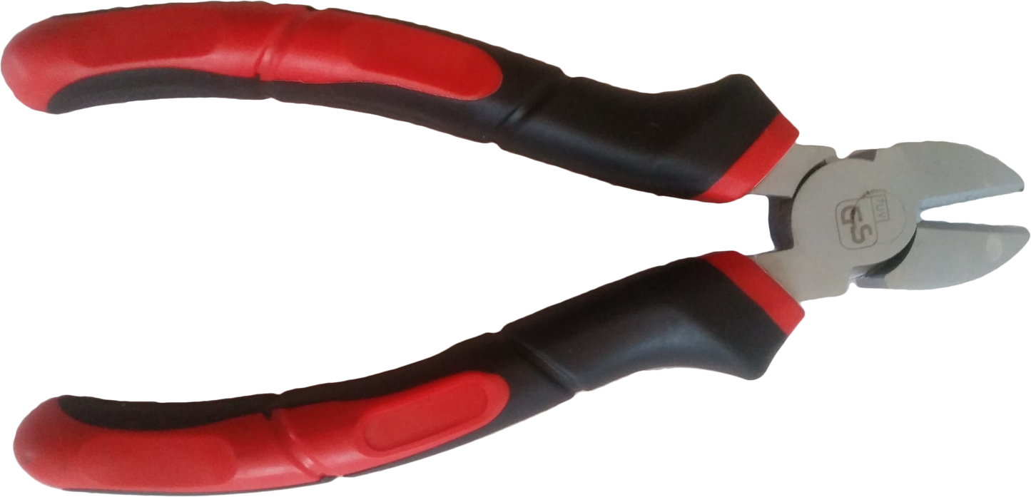 Pliers Electricians Side Cutter Red\Black Hnd160Mm