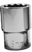 Socket 1/2" Dr 19Mm