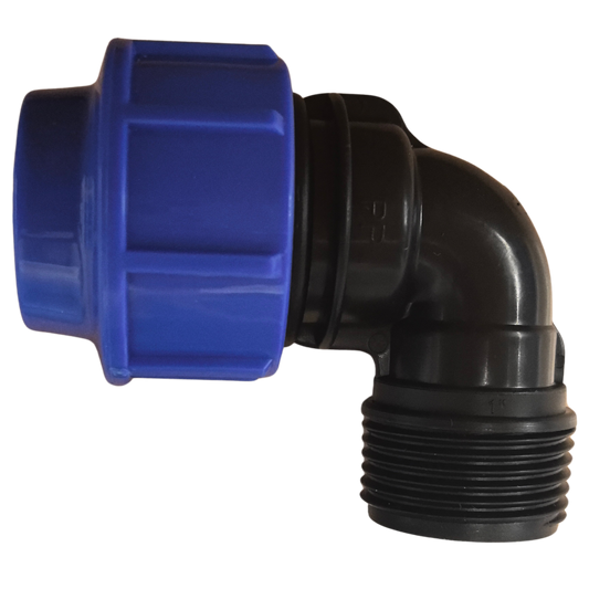 High Pressure Elbow Thread Male 25Mm X 1"